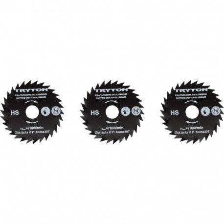 HSS 54.8x11.1mm lõikeketta komplekt tpw500k-le - 3 tk