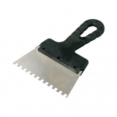 Roostevaba pahtlilabidas šabloonide jaoks 250mm hammas 6x6mm