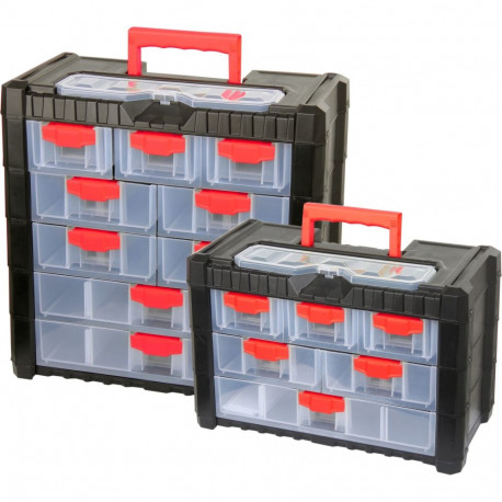 Organizer z rączką, 22 przegrody, 392x200x400, proline hd