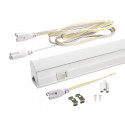 Świetlówka led liniowa t5 120cm 18w on/off zimna 6000k lampa natynkowa zintegrowana z oprawą