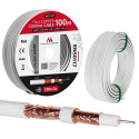 Kabel koncentryczny Maclean, Przewód antenowy satelitarny, RG61.02CU+4.8FPE+CU/P+32*0.12CU+6.8PVC, 1