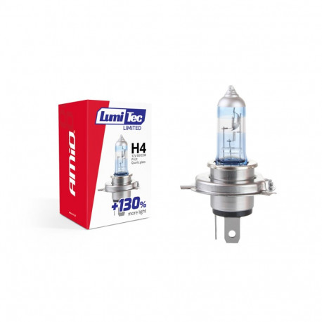Lumitec Limited halogeenpirn H4 12V 60/55W +130% amio-02132