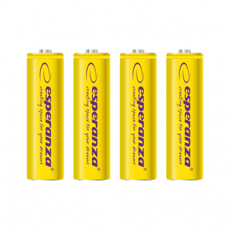 EZA104Y Esperanza ni-mh aa 2000mah 4tk kollased akud
