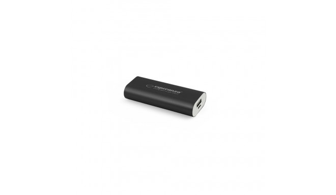 EMP105K Esperanza power bank 4400mah hadron czarny