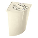 Narożny kosz na bieliznę Zebra 45L BranQ beżowy Narożny kosz na bieliznę Zebra 45L BranQ beżowy