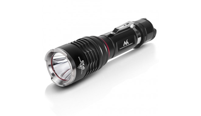 Latarka LED Cree 800 lumen Maclean, ładowarka, uchwyt rowerowy, MCE220