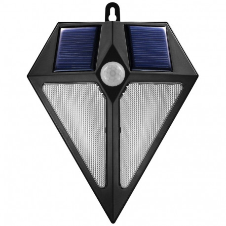 Lampa LED Maclean, päikesepatareiga seinavalgusti liikumisanduriga, 6 LED, 2x päikesepatarei, MCE168