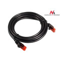 Przewód kabel patchcord UTP Maclean, wtyk-wtyk, Cat6, 20m, czarny, MCTV-741