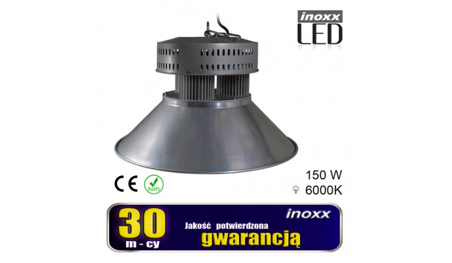 tööstuslik led lampa 150w high bay cob 6000k külm 13 500lm