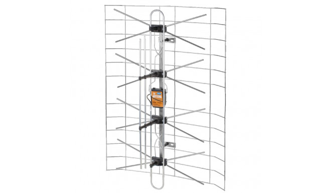 Antena TV siatkowa kompletna(zasilacz+wzmacniacz)+DIPOL 3DX (10 tk.)