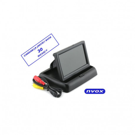 Nvox rm403 auto tagurdusmonitor või iseseisev lcd 4,3-tolline av 12v