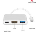 MCTV-840 52385 Adapter USB-C - HDMI / USB 3.0 / USB-C metalowa obudowa 4K MCTV-840 52385 Adapter USB-C - HDMI / USB 3.0 / USB-C metalowa obudowa 4K