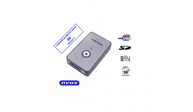 Digitaalne vahetaja MP3 USB SD emulaator HYUNDAI 8PIN... (NVOX NV1080A HYUNDAI 8PIN)