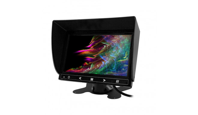 Monitor samochodowy lub wolnostojący LCD 7cali cali HD AV z obsługa do 2 kamer 4PIN 12V... (NVOX