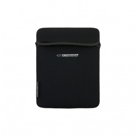 ET172K neopreenist ümbris tahvelarvutile 9.7" must-punane Esperanza