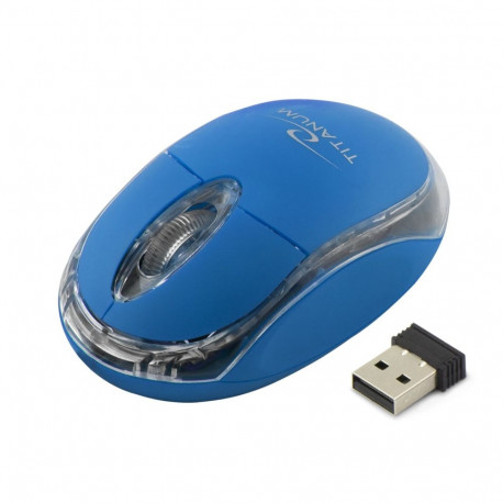 TM120B Mysz bezprzewodowa 2.4GHz 3D optyczna USB Condor niebieska