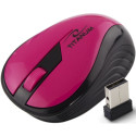 TM114P Mysz bezprzewodowa 2.4GHz 3D optyczna USB Rainbow różowa