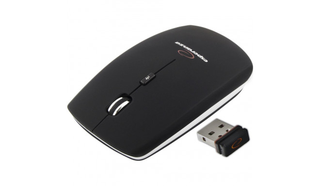EM120K Mysz bezprzewodowa 2.4GHz 4D optyczna USB Saturn czarna