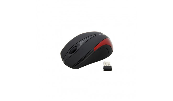 EM101R Mysz bezprzewodowa 2.4GHz 3D optyczna USB Antares czerwona