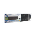 EK122K Zestaw bezprzewodowy klawiatura + mysz 2.4GHz USB Liberty czarny
