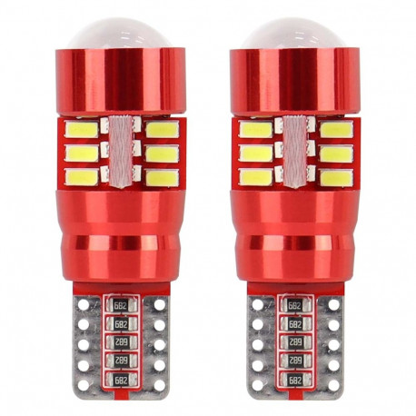 led canbus 27smd 3014 t10e w5w valge 12v 24v amio-01446 pirnid