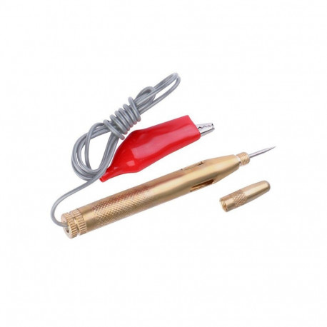 Tester próbnik napięcia 6v 12v 24v metallist nõel amio-01036