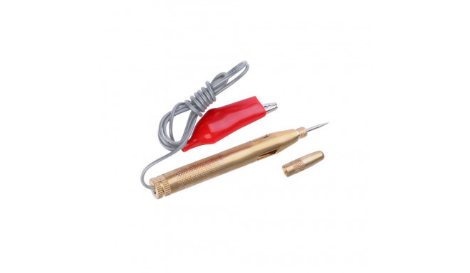 Tester próbnik napięcia 6v 12v 24v metalowy igła amio-01036