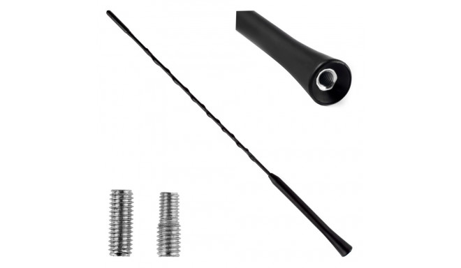 autode antenni mast 41cm 5/6mm adapter antm02 amio-01129