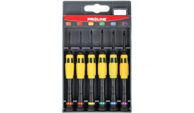 10225 Kellassepa Torx kruvikeerajad Ni-Cr-Mo komplekt 6 osa, Proline