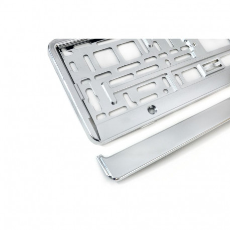 Ramka numbrimärgi jaoks hõbedane metallik amio-01170