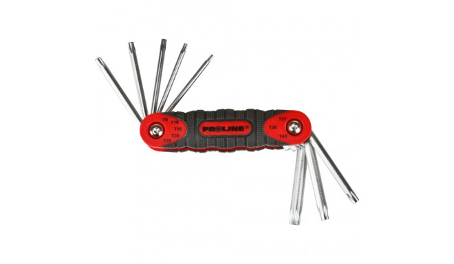 Klucze torx t9-t40 ze skuwką kpl. 8 szt proline