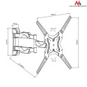 MC-743 46739 Uchwyt do telewizora lub monitora 13-50 cali 30kg