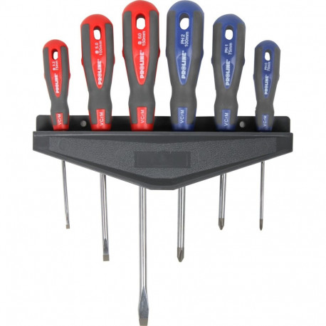 10207 CrV-Mo pehmekäepidemega kruvikeerajate komplekt, 6-osaline, Proline