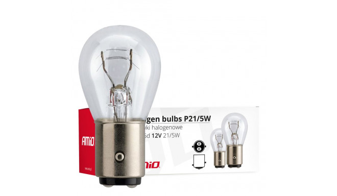 Halogeenpirnid p21/5w bay15d 12v 21w/5w 10 tk (e8) amio-01488
