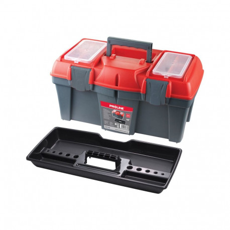 Skrzynka narz. z klamrami plast. 25", 597x285x320, proline