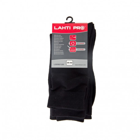 L3090139 mustad sokid, suurus 39-42, 3 paari, LahtiPro