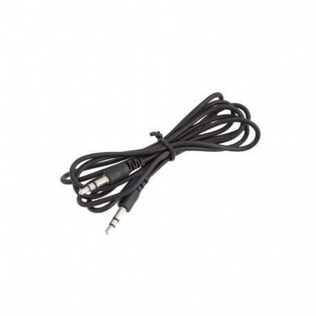 AK293A Kabel audio jack 3,5mm 1m czarny