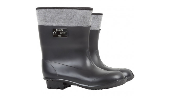 Kalosze filcowe męskie, pvc, r. 40