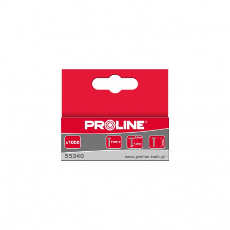 Gwoździe typ e/j, 14mm, 2,0*1,2mm, 1000 szt, proline