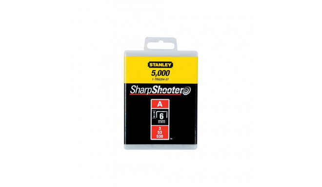 TRA208T1 klambrid tüüp A, 3/53/530, 12 mm, 1000 tk, Stanley 1-TRA208T