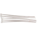 59230B Opaski zaciskowe 3,6x300 mm białe 100 sztuk, Mega