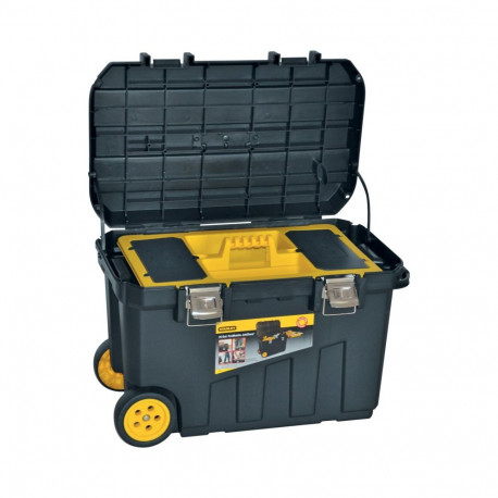 Skrzynia na kółkach 24 galony + metalowe zacz. 759*473*486mm