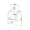 Uchwyt ścienny głośnikowy maks. obciążenie 3,5 kg