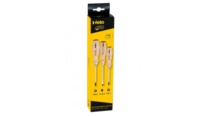 SCREWDRIVER SET FELO 3PCS