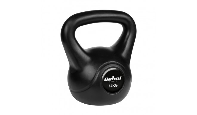 Kettlebell bitumiczny 14 kg REBEL ACTIVE