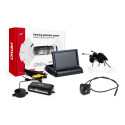 Zestaw czujników parkowania tft02 4,3" z kamerą hd-310 4 sensory białe
