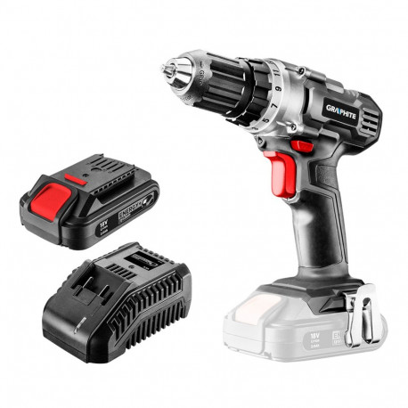 akutoitega kruvikeeraja Energy+ 18V, Li-Ion, padrun 10 mm, aku 2Ah, laadija, karp