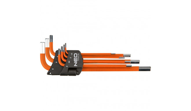 Kuuskantvõtmete komplekt 1.5-6 mm, 7 tk