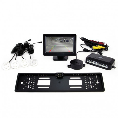 Tft01 4,3" andurite komplekt cam-402 led 4 valged andurid kaameraga