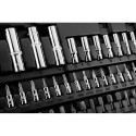 Klucze nasadowe 1/4", 1/2", zestaw 86 szt., CrV